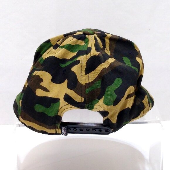 Carbon Elements Camo Snapback Hat "Vibes" Embroidery Adjustable Urban Streetwear - Picture 2 of 10